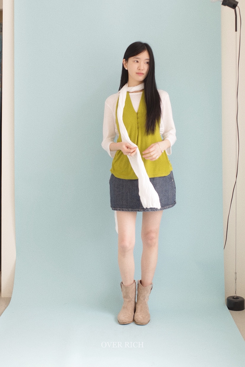 OVER RICH東大門直郵女裝新款推薦休閑時尚熱賣吊帶背心OVER RICH吊帶/背心