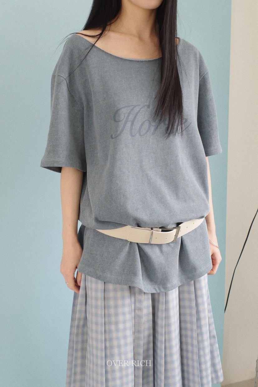 OVER RICH東大門代購女裝新品熱賣人氣時尚休閑職業真品T恤OVER RICHT恤