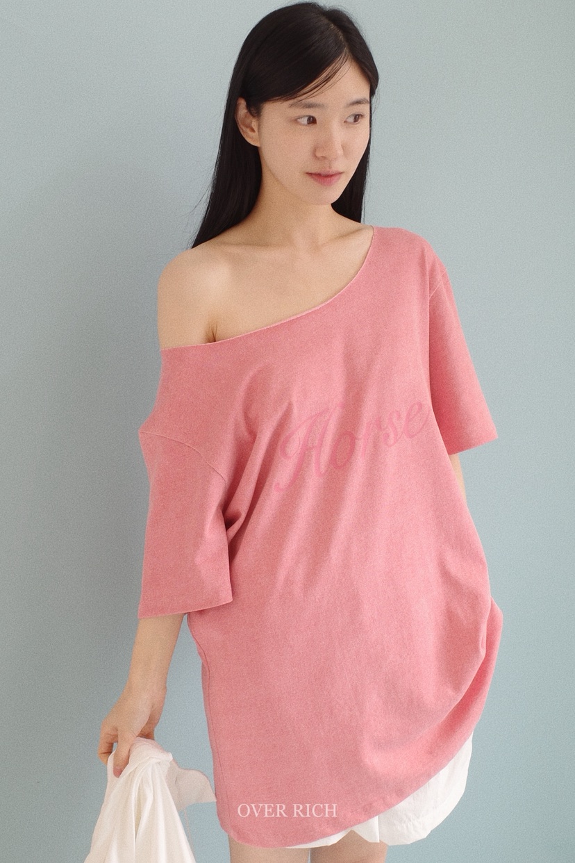 OVER RICH東大門代購女裝新品熱賣人氣時尚休閑職業真品T恤OVER RICHT恤