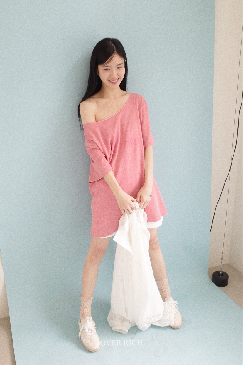 OVER RICH東大門代購女裝新品熱賣人氣時尚休閑職業真品T恤OVER RICHT恤