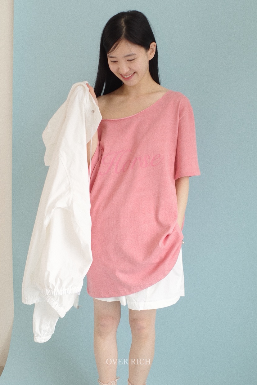 OVER RICH東大門代購女裝新品熱賣人氣時尚休閑職業真品T恤OVER RICHT恤