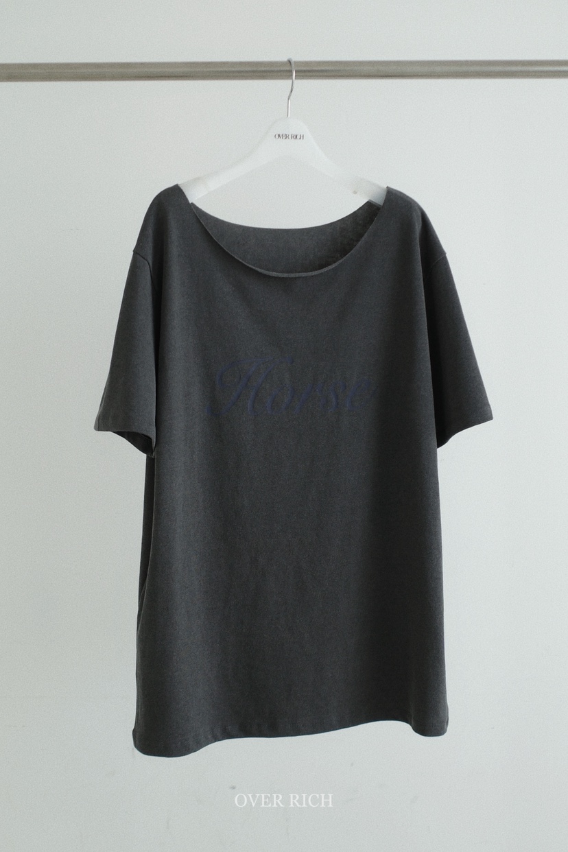 OVER RICH東大門代購女裝新品熱賣人氣時尚休閑職業真品T恤OVER RICHT恤圖色4