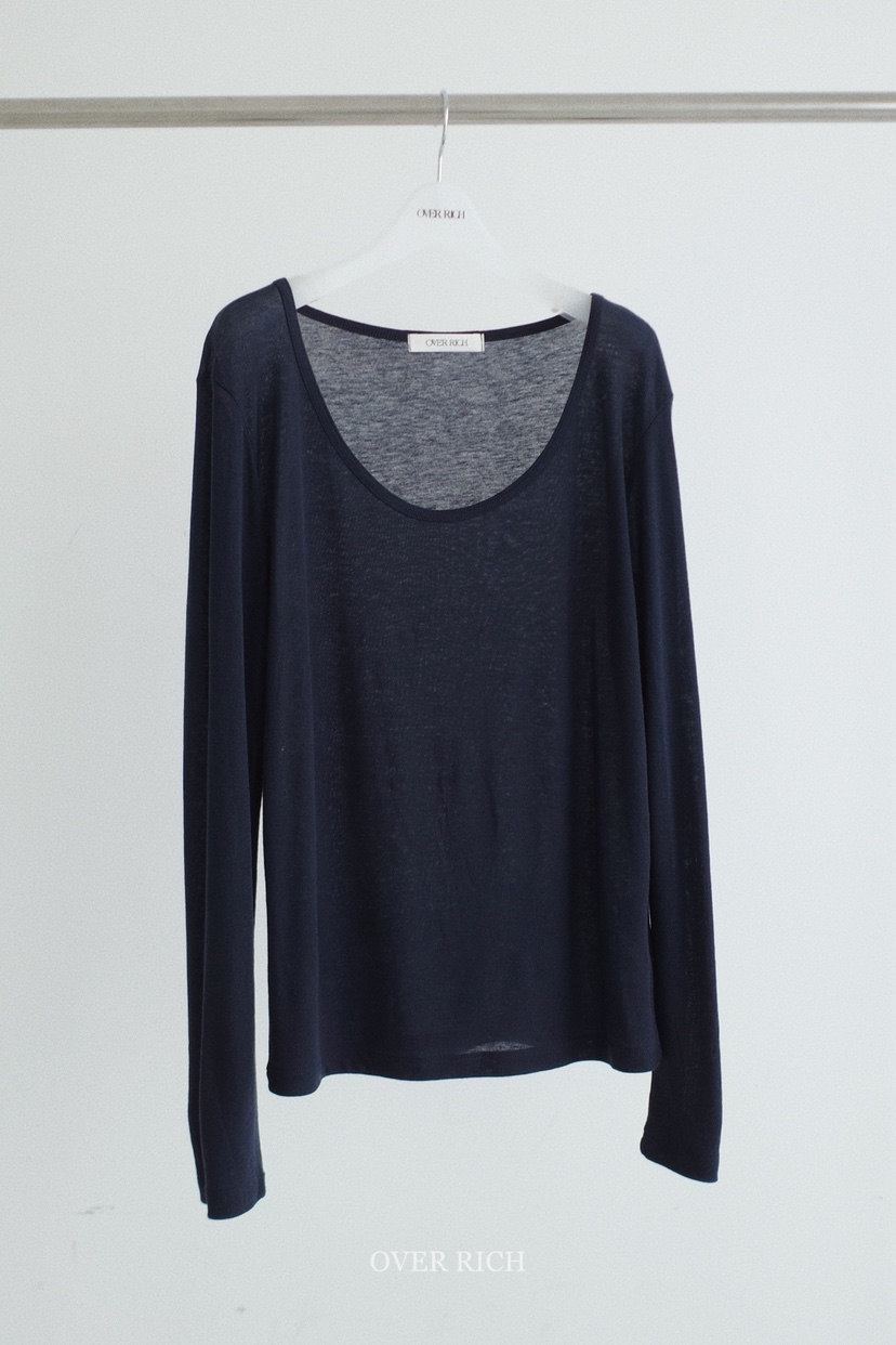 OVER RICH東大門直郵女士新款推薦職業熱賣真品休閑長袖T恤OVER RICH長袖T恤圖色5