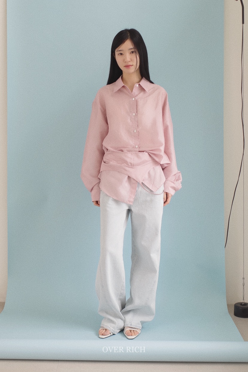 OVER RICH韓國直郵女士新品真品熱賣人氣休閑牛仔褲口袋OVER RICH牛仔褲