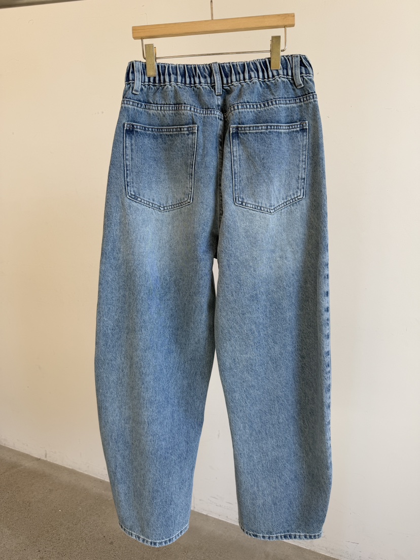 LAUNDRY東大門直郵女裝新品時尚26春夏休閑職業牛仔褲圍巾LAUNDRY牛仔褲