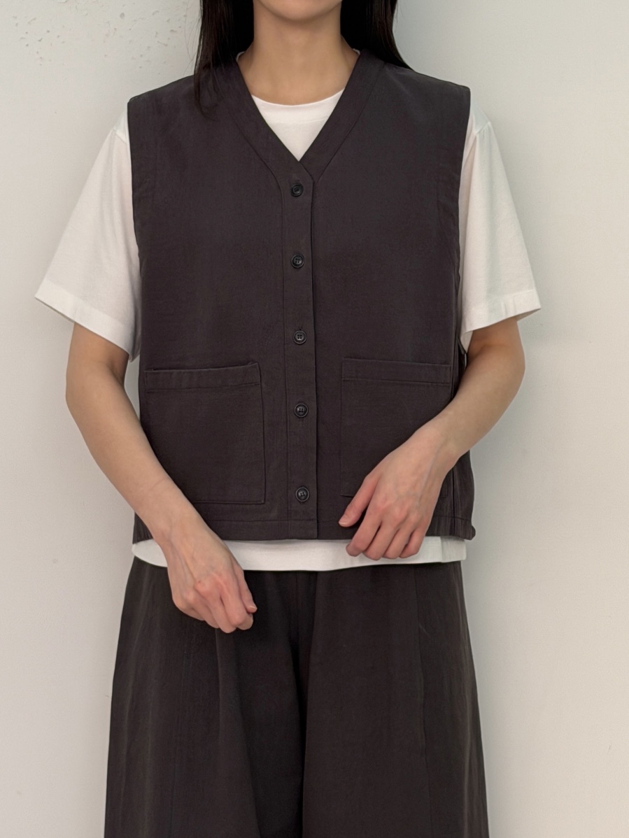 PEPPER-L韓國代購女士新品真品時尚熱賣人氣26春夏休閑馬甲PEPPER馬甲