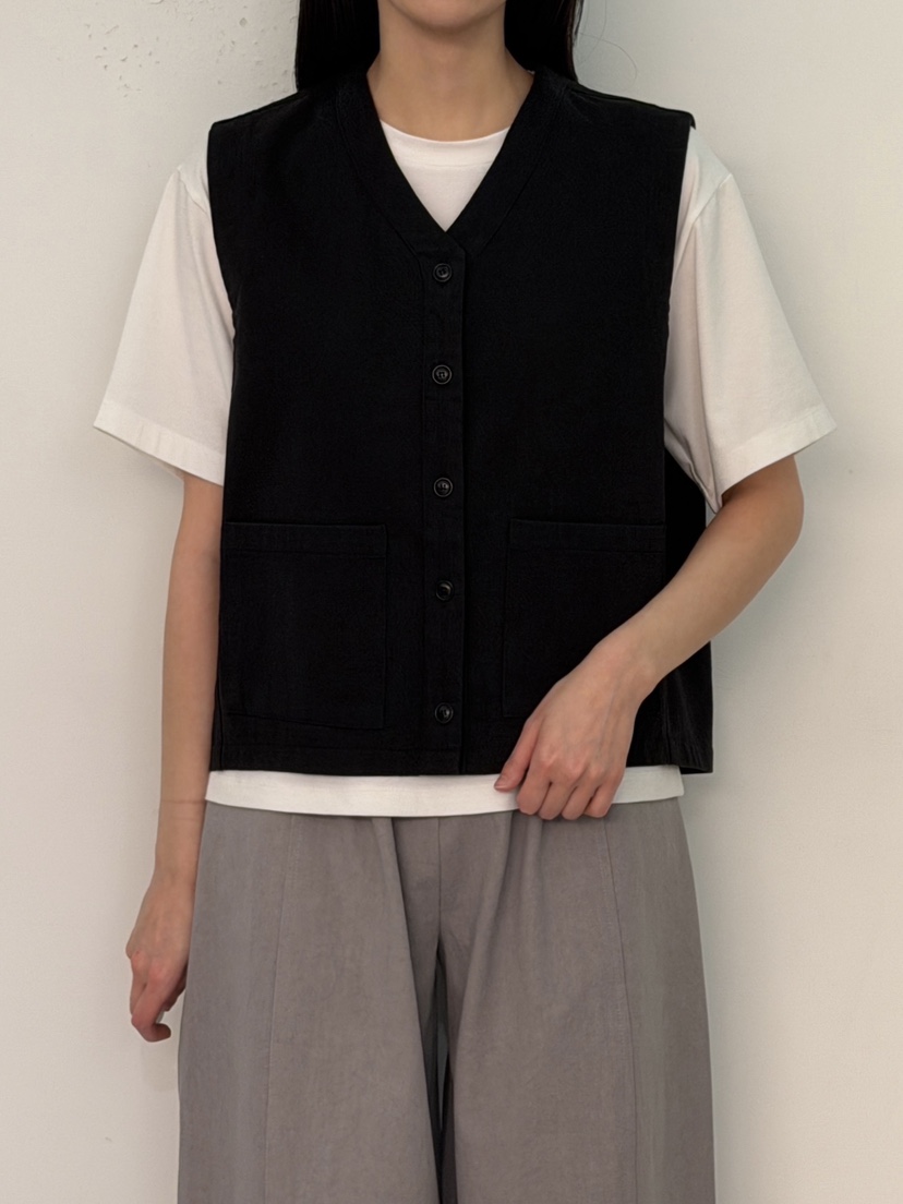 PEPPER-L韓國代購女士新品真品時尚熱賣人氣26春夏休閑馬甲PEPPER馬甲