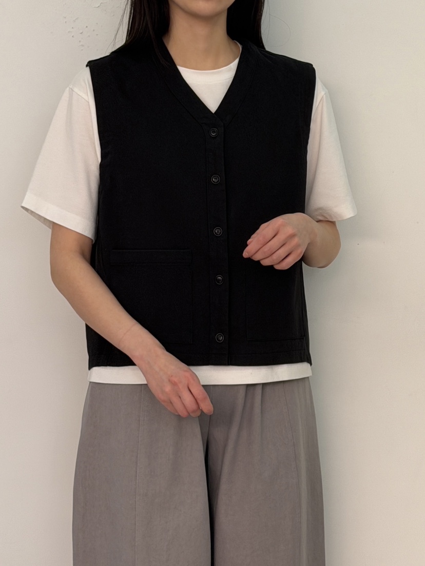 PEPPER-L韓國代購女士新品真品時尚熱賣人氣26春夏休閑馬甲PEPPER馬甲