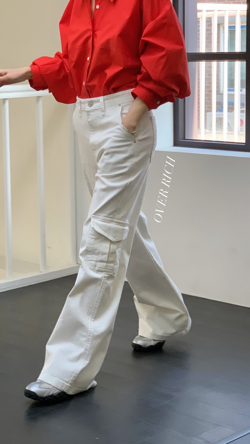OVER RICH韓國代購女裝新款人氣休閑時尚職業熱賣牛仔褲棉OVER RICH牛仔褲