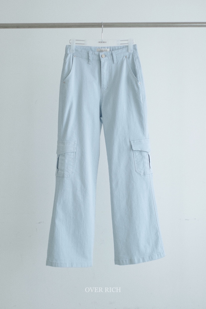 OVER RICH韓國代購女裝新款人氣休閑時尚職業熱賣牛仔褲棉OVER RICH牛仔褲圖色2