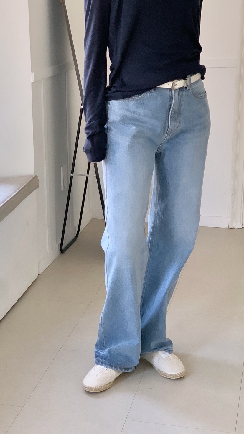 OVER RICH韓國代購女裝新款26春夏真品推薦熱賣時尚牛仔褲OVER RICH牛仔褲