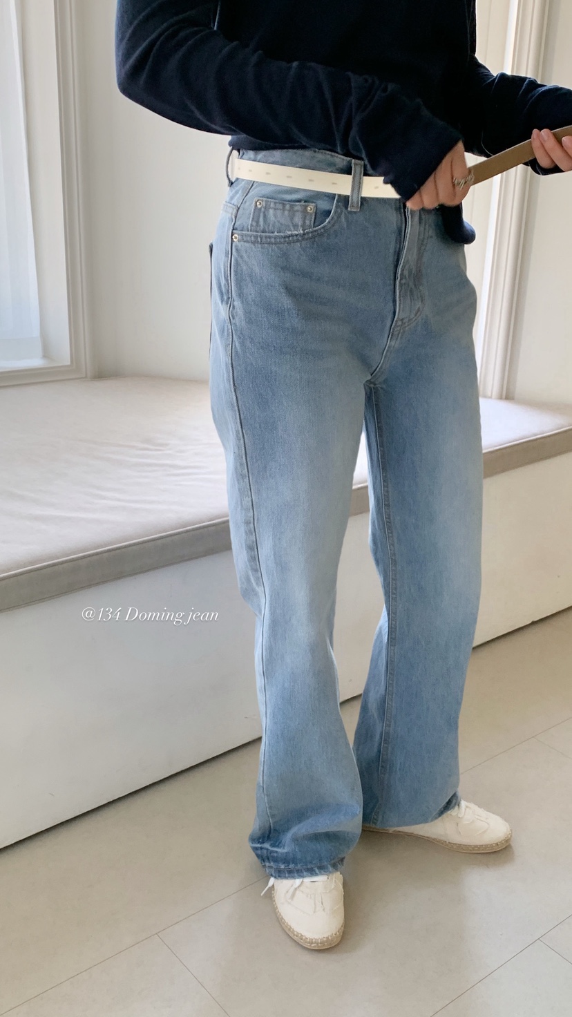 OVER RICH韓國代購女裝新款26春夏真品推薦熱賣時尚牛仔褲OVER RICH牛仔褲