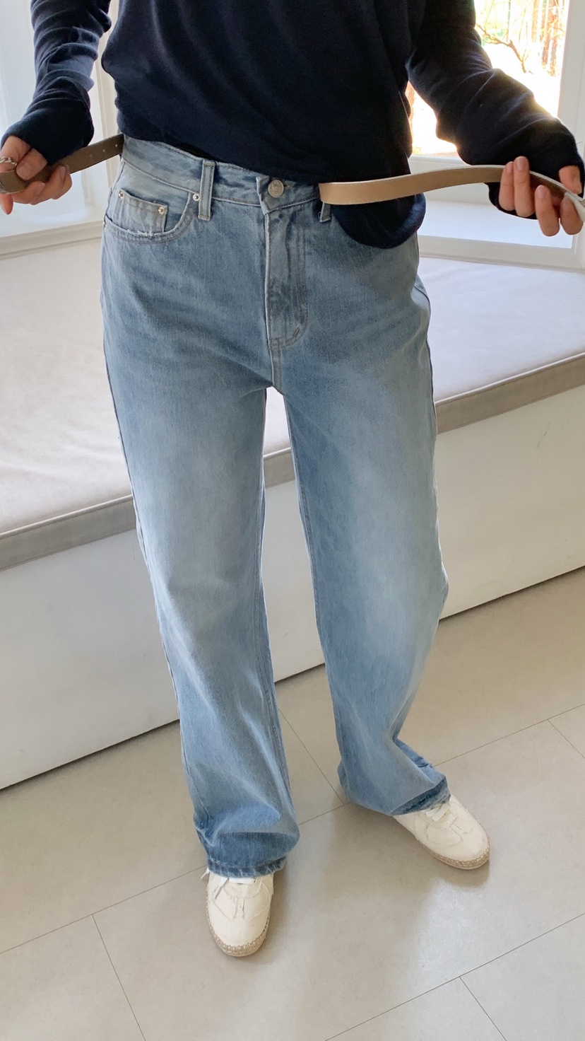 OVER RICH韓國代購女裝新款26春夏真品推薦熱賣時尚牛仔褲OVER RICH牛仔褲