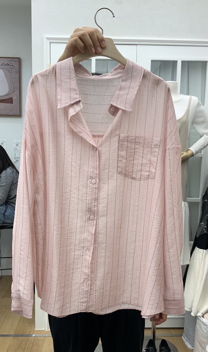 RE:FRESH-L東大門代購女士新品職業時尚襯衫蕾絲衫不含內搭RE:FRESH襯衫/蕾絲衫圖色2