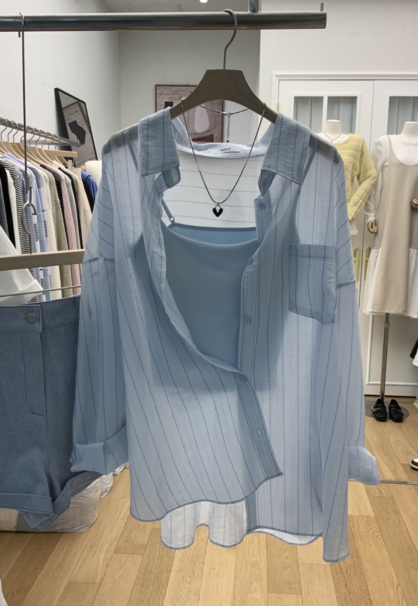 RE:FRESH-L東大門代購女士新品職業時尚襯衫蕾絲衫不含內搭RE:FRESH襯衫/蕾絲衫圖色3