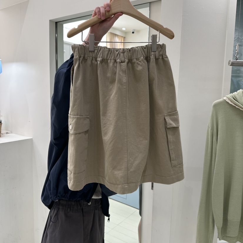 OURMOMENT韓國代購女士新款休閑真品26春夏時尚半身裙中短裙OURMOMENT半身裙/中短裙