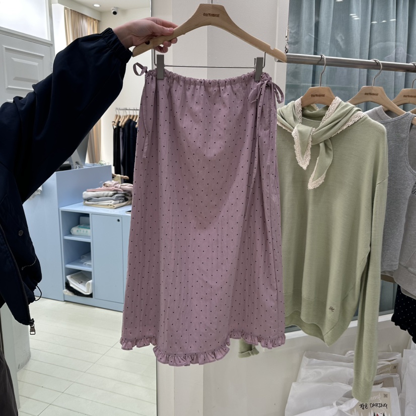 OURMOMENT東大門實拍女士新品熱賣職業真品推薦半身裙中短裙OURMOMENT半身裙/中短裙圖色2