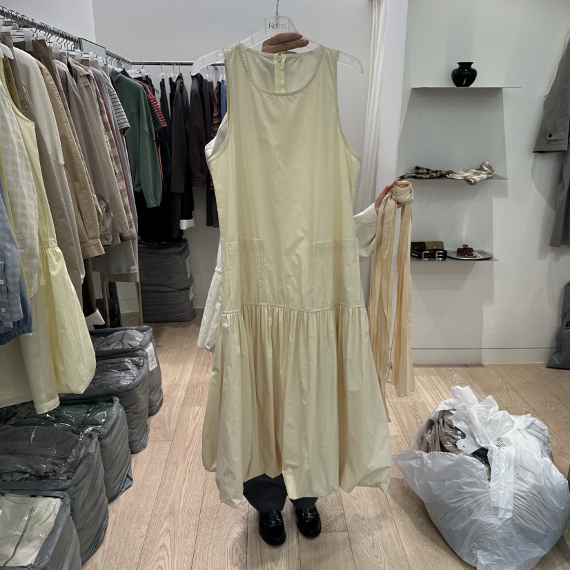 REIRAI韓國代購女裝新品時尚人氣熱賣26春夏職業連衣裙口袋Reirai連衣裙圖色2