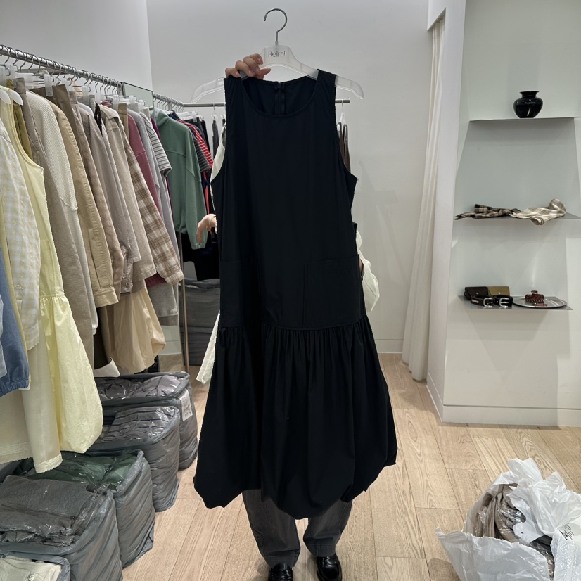 REIRAI韓國代購女裝新品時尚人氣熱賣26春夏職業連衣裙口袋Reirai連衣裙圖色3