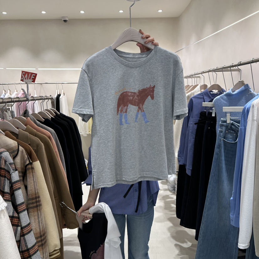 Color B東大門直郵女士新品職業真品推薦人氣時尚休閑T恤Color BT恤圖色2