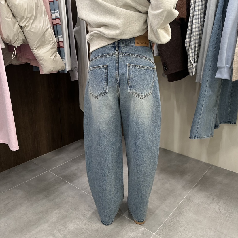 URBANSTORY/REMAKING韓國代購女裝新款26春夏休閑牛仔褲Remaking/URBANSTORY牛仔褲