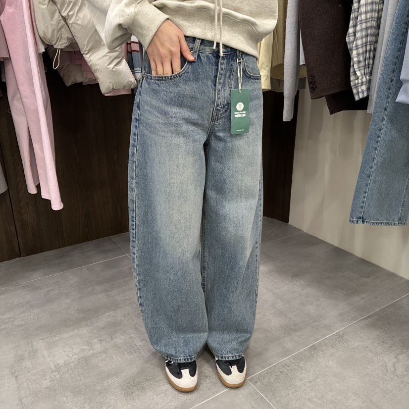 URBANSTORY/REMAKING韓國代購女裝新款26春夏休閑牛仔褲Remaking/URBANSTORY牛仔褲圖色1