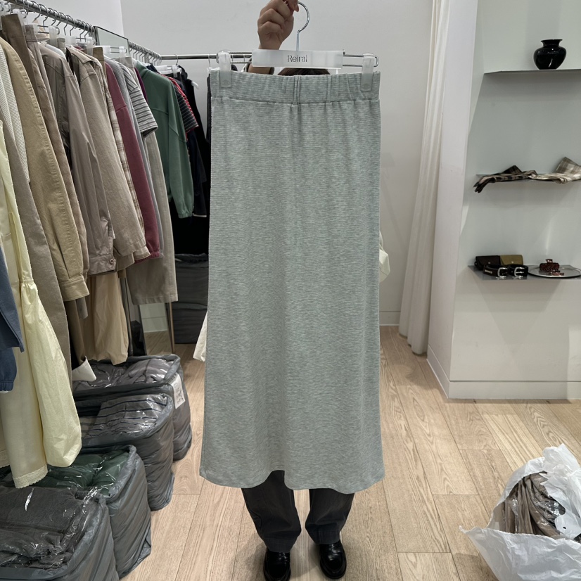 REIRAI東大門代購女裝新款職業休閑時尚真品熱賣長裙華夫格Reirai長裙圖色1