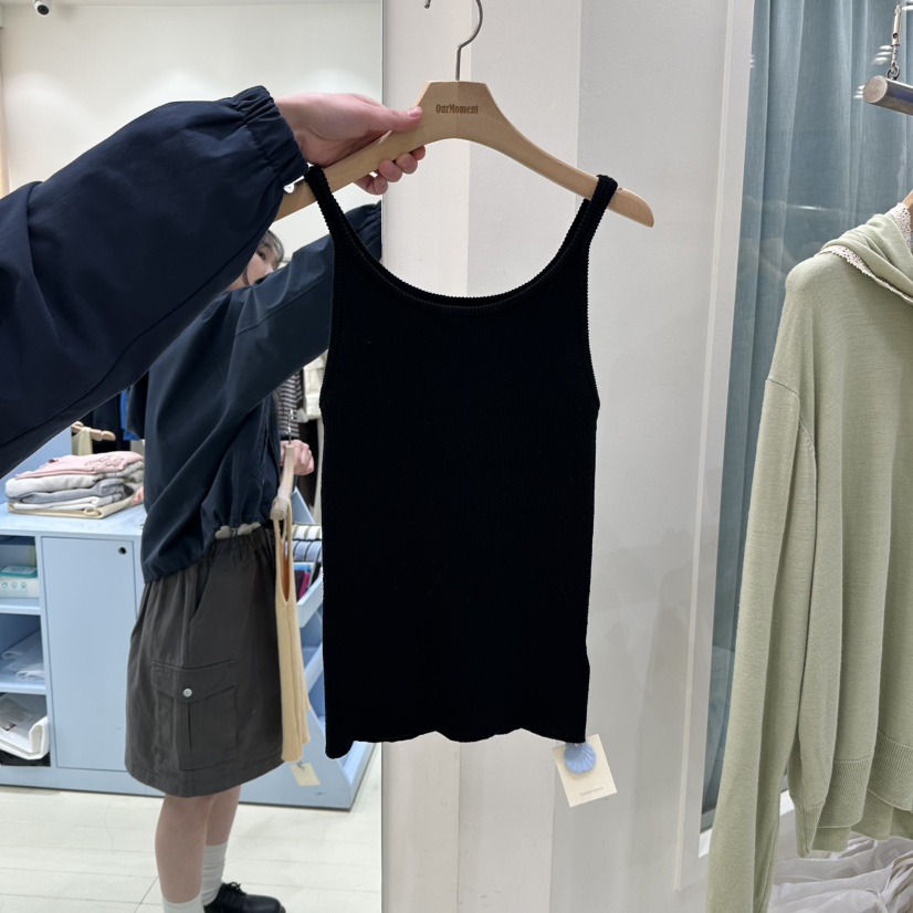 OURMOMENT韓國直郵女士新款休閑職業真品26春夏時尚吊帶背心OURMOMENT吊帶/背心圖色3