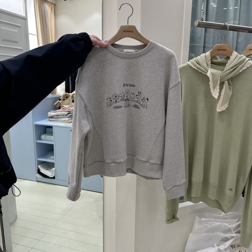 OURMOMENT東大門實拍女裝新款時尚熱賣26春夏推薦真品衛衣OURMOMENT衛衣圖色3