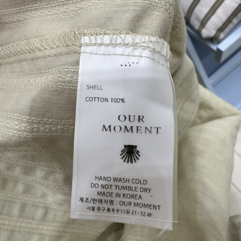 OURMOMENT韓國代購女裝新品熱賣休閑真品26春夏襯衫蕾絲衫OURMOMENT襯衫/蕾絲衫