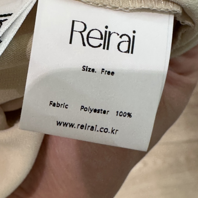 REIRAI韓國代購女士新品26春夏熱賣推薦真品時尚人氣連衣裙Reirai連衣裙