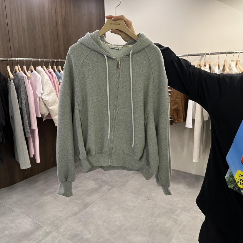 URBANSTORY/REMAKING東大門直郵女士新品26春夏夾克拉鏈Remaking/URBANSTORY夾克圖色1