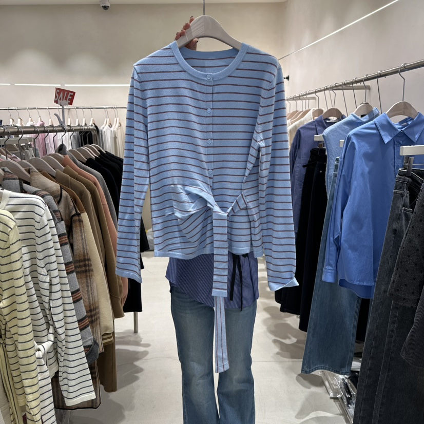 Color B東大門實拍女士新品26春夏真品熱賣推薦時尚長袖T恤Color B長袖T恤圖色1