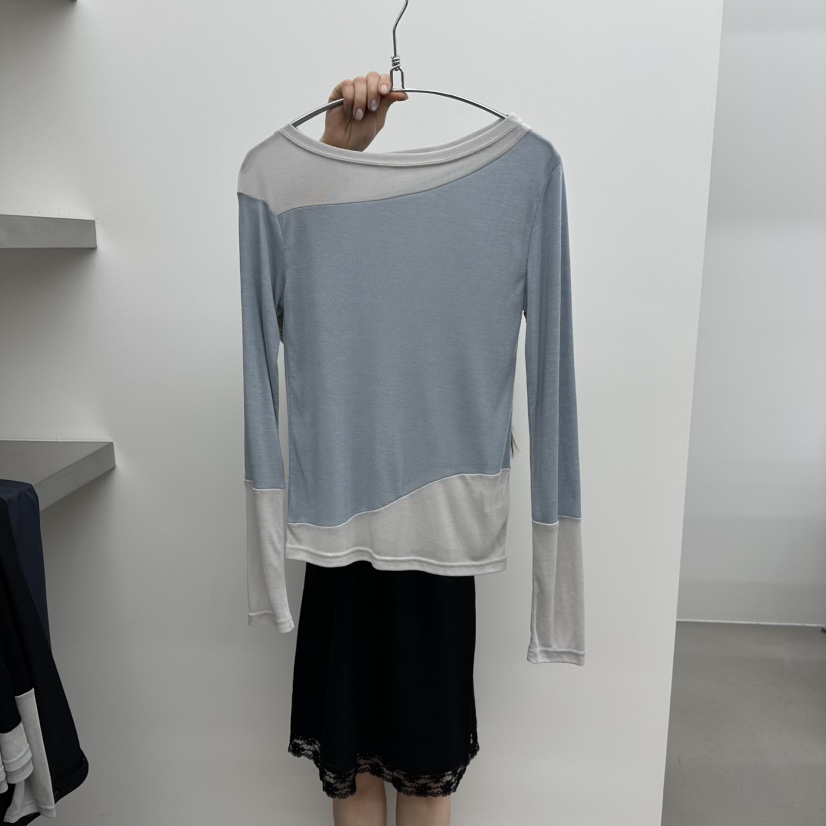 ENHANCE東大門實拍女裝新款休閑人氣推薦26春夏真品長袖T恤ENHANCE/HOPESMORE長袖T恤圖色2