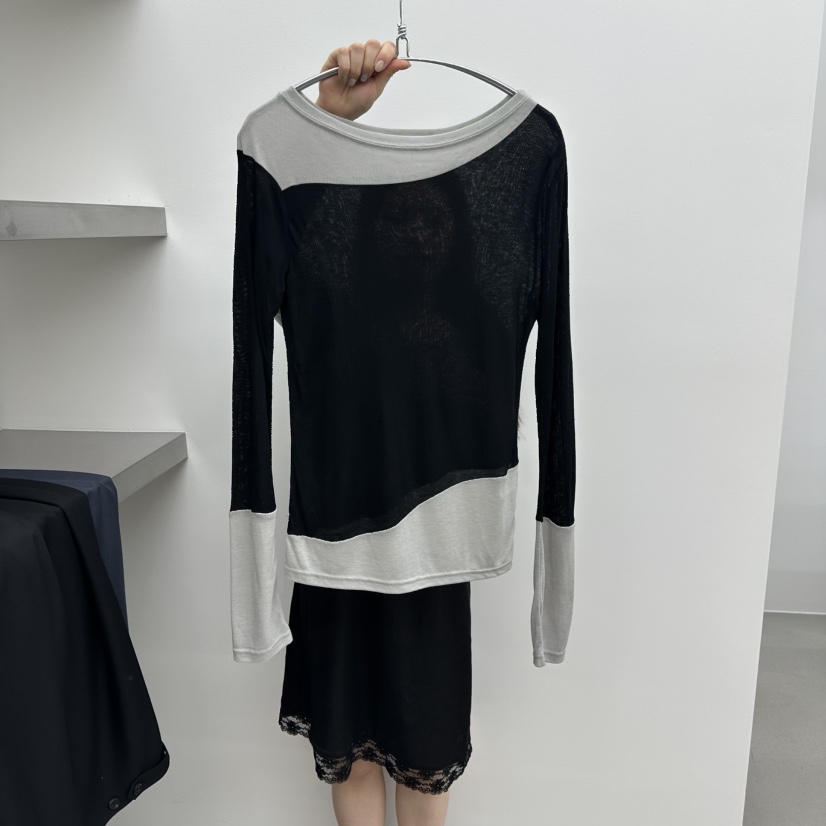 ENHANCE東大門實拍女裝新款休閑人氣推薦26春夏真品長袖T恤ENHANCE/HOPESMORE長袖T恤圖色3