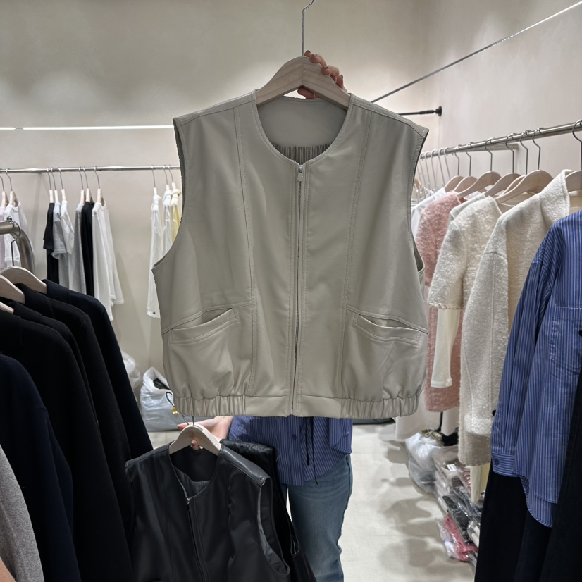 Color B東大門實拍女裝新款真品人氣職業時尚推薦26春夏馬甲Color B馬甲圖色1