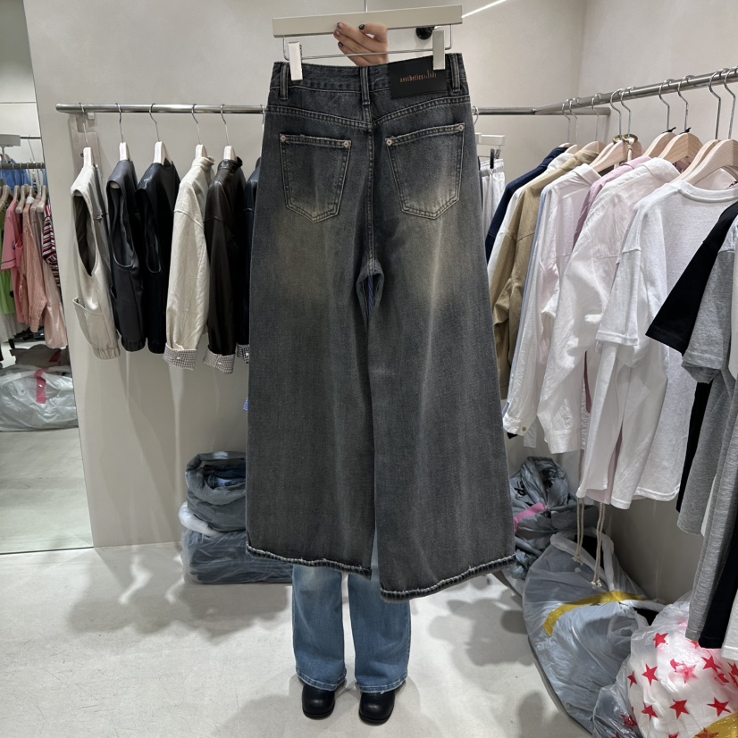 Color B東大門實拍女裝新款熱賣26春夏職業人氣推薦牛仔褲Color B牛仔褲