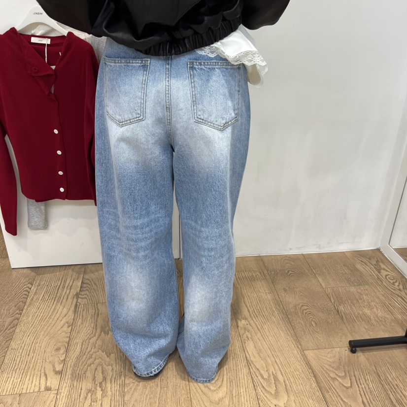 JINSIM韓國直郵女裝新款職業人氣時尚推薦休閑熱賣牛仔褲JINSIM牛仔褲