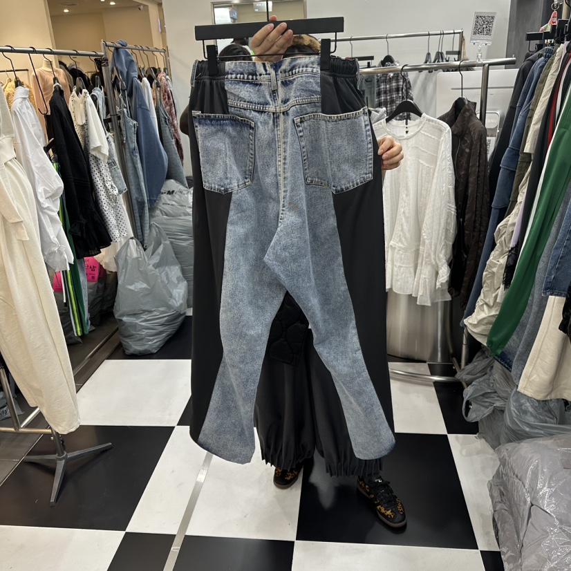 LADYBLACK/THE BLACK韓國直郵女裝新品推薦真品26春夏牛仔褲LADYBLACK/THE BLACK牛仔褲