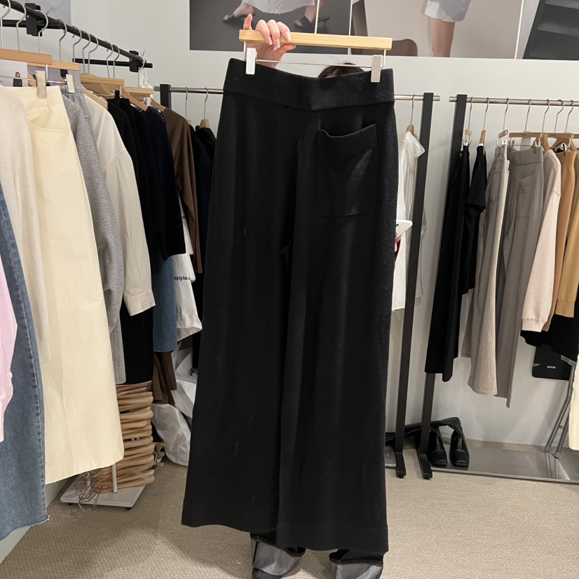 LMT（SAND LIMITED）東大門實拍女士新款休閑休閑褲條紋LMT/THE SAND/THE BEIGES_FLOW休閑褲