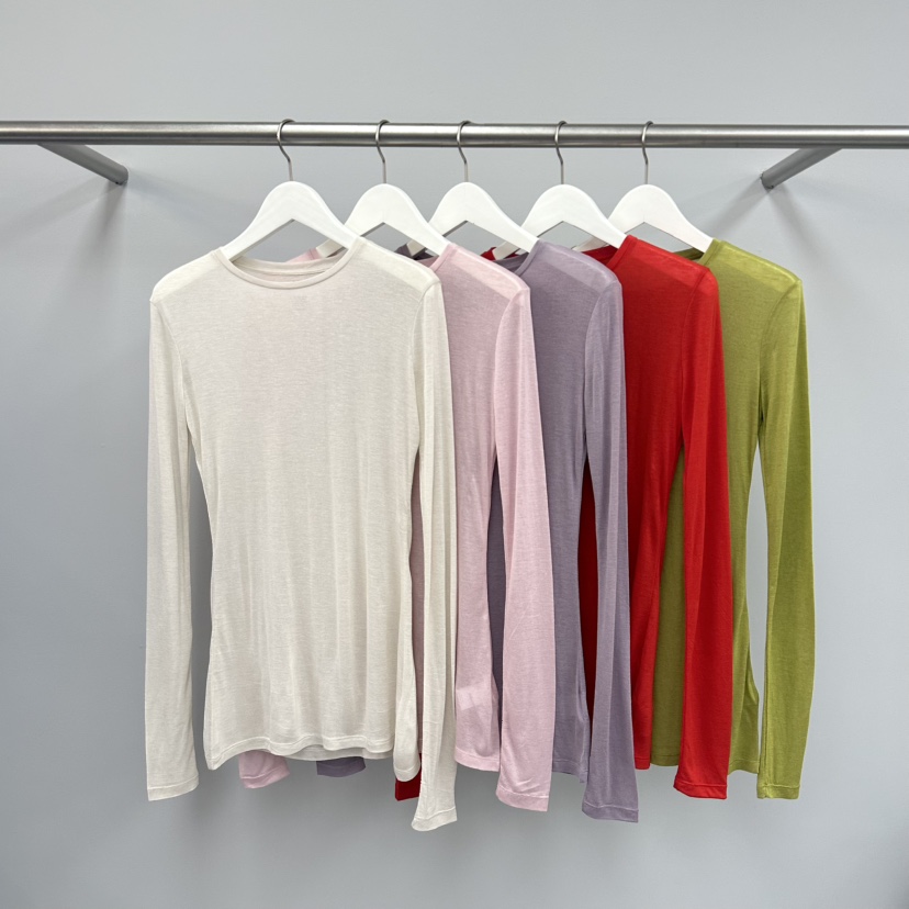 WATER/RIVER韓國直郵女士新款真品熱賣26春夏推薦長袖T恤WATER/RIVER長袖T恤