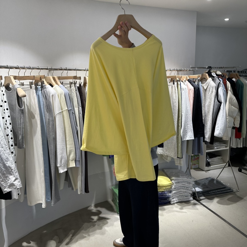 ROOM K-P韓國直郵女士新款26春夏時尚職業熱賣真品長袖T恤ROOM K長袖T恤