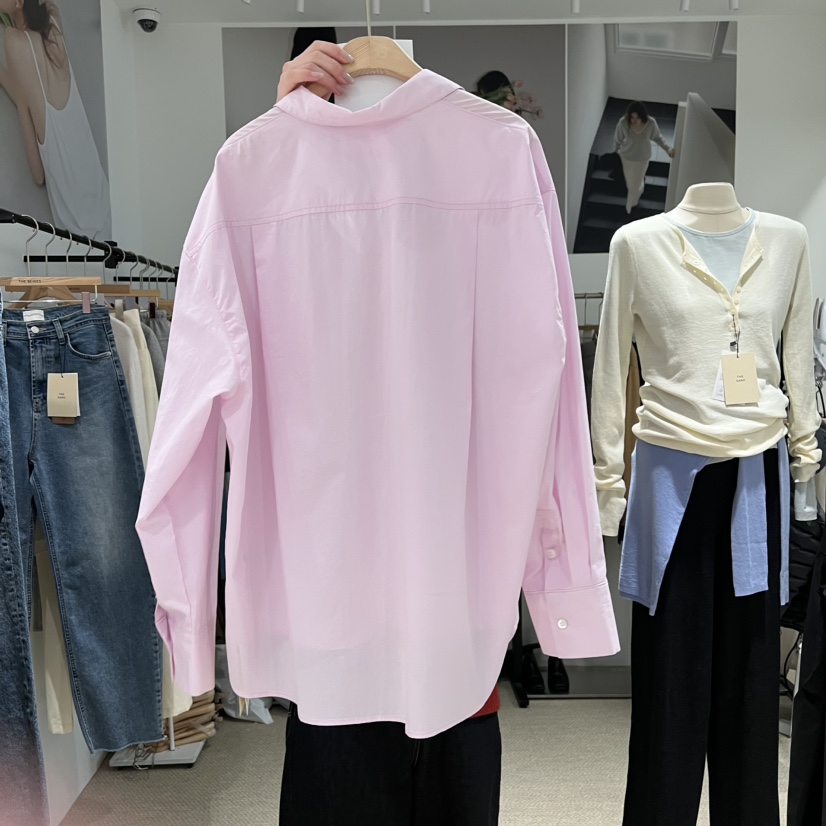 LMT（SAND LIMITED）韓國直郵女裝新品職業襯衫蕾絲衫寬松LMT/THE SAND/THE BEIGES_FLOW襯衫/蕾絲衫