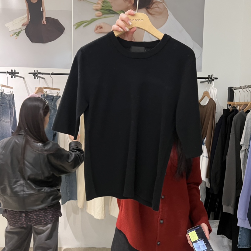 LMT（SAND LIMITED）東大門直郵女士新款休閑人氣針織衫LMT/THE SAND/THE BEIGES_FLOW針織衫圖色2