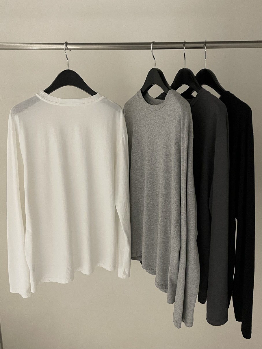 FLAT GARDEN/LA MUETTE/JAMIESTONE東大門直郵女裝新品職業長袖T恤FLAT GARDEN/LA MUETTE/JAMIESTONE長袖T恤