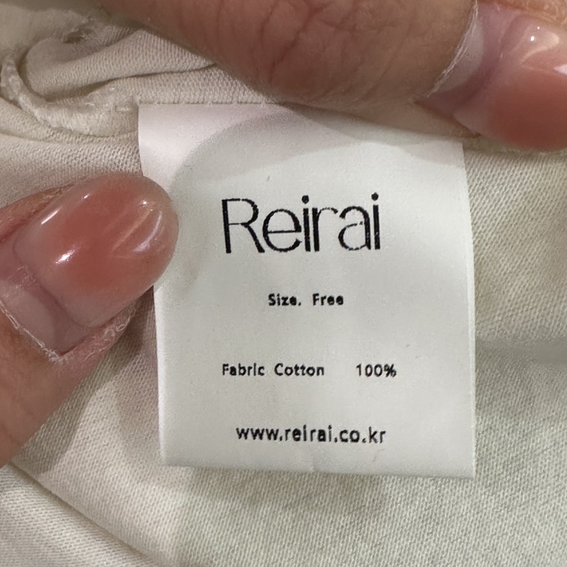 REIRAI韓國代購女士新品26春夏職業休閑推薦熱賣人氣長袖T恤Reirai長袖T恤