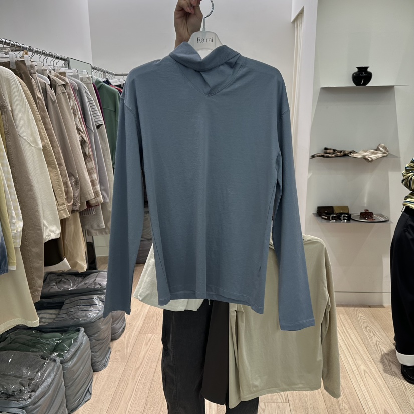 REIRAI韓國代購女士新品26春夏職業休閑推薦熱賣人氣長袖T恤Reirai長袖T恤圖色2