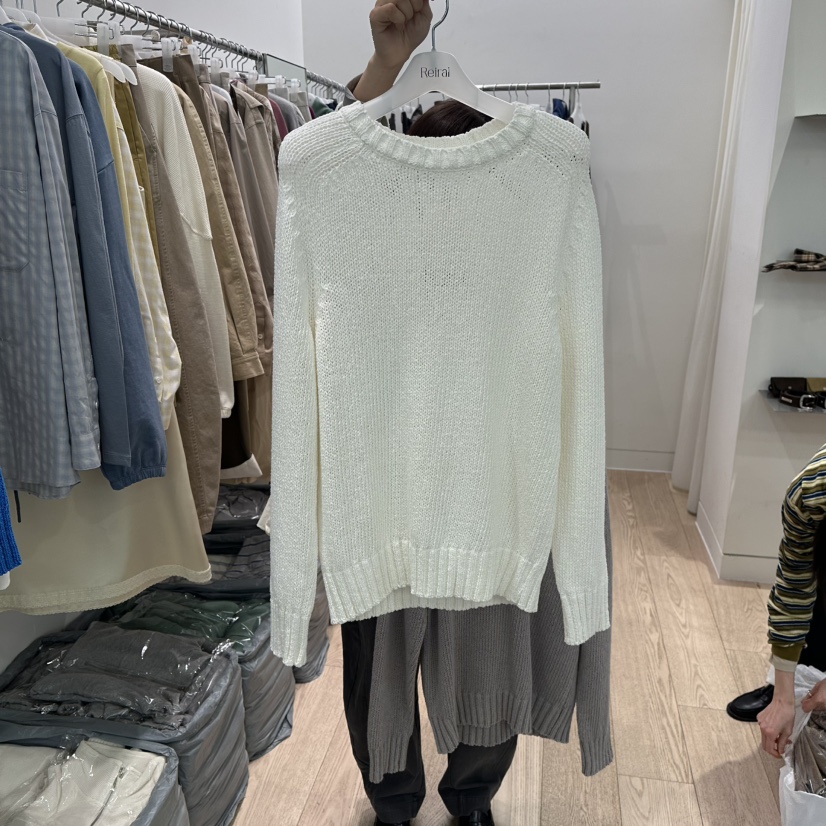 REIRAI東大門直郵女士新款真品熱賣人氣職業推薦針織衫棉質Reirai針織衫圖色2