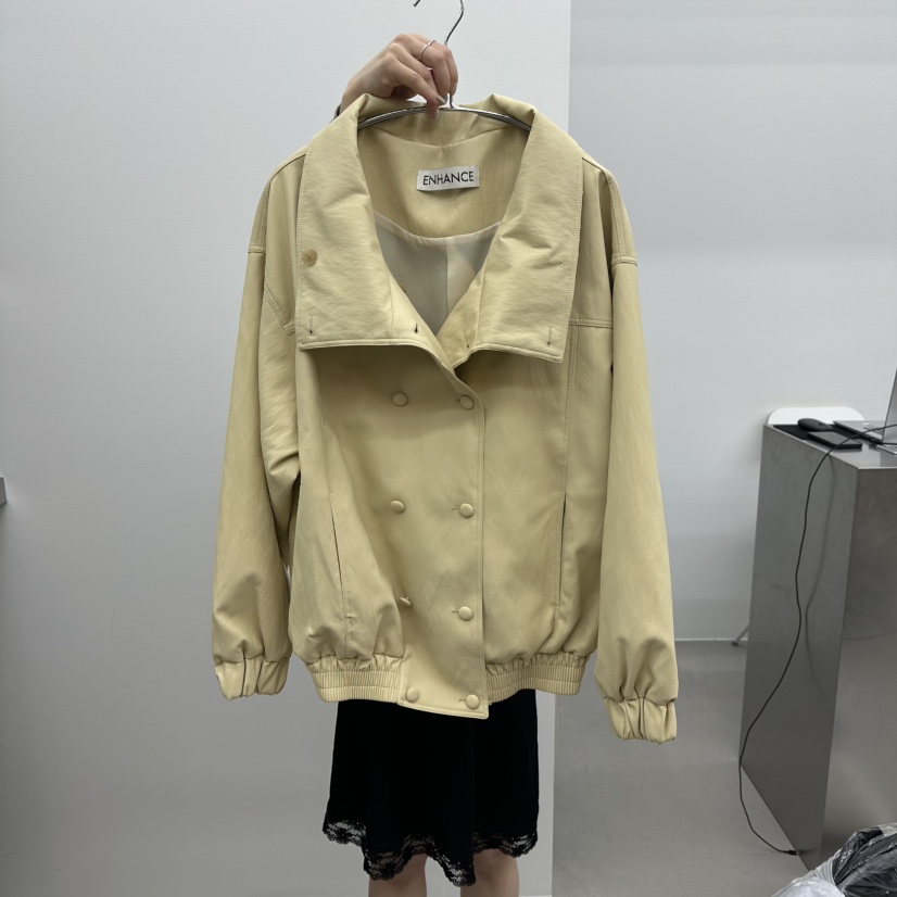 ENHANCE東大門代購女裝新款推薦熱賣休閑職業26春夏時尚夾克ENHANCE/HOPESMORE夾克圖色1