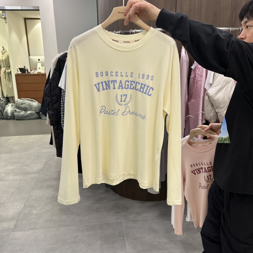 URBANSTORY/REMAKING東大門代購女裝新款休閑真品長袖T恤Remaking/URBANSTORY長袖T恤圖色2